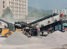 YPC移動式建筑垃圾處理設(shè)備進駐四川建筑廢料處置項目