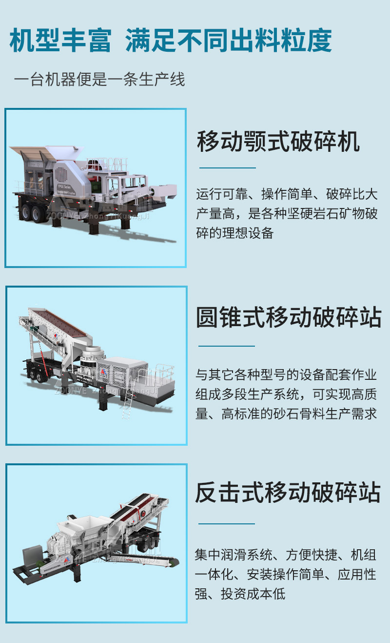 移動破碎機優(yōu)勢